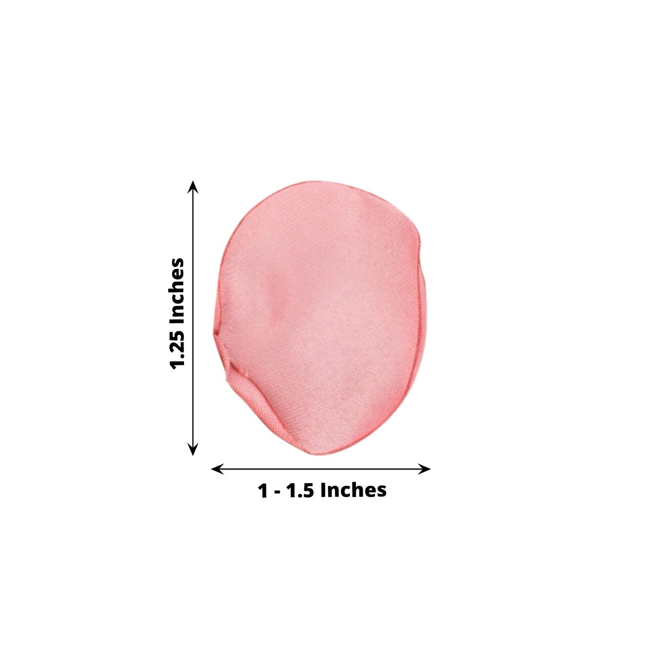 400 Matte Silk Rose Petals Round Artificial Flowers Table